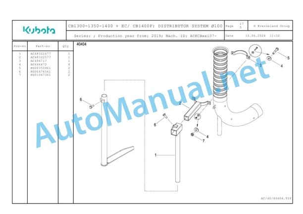 Kubota CB1300-1350-1400 + EC, CB1400F Parts Manual PDF 5 Kubota CB1300-1350-1400 + EC, CB1400F Parts Manual PDF-5