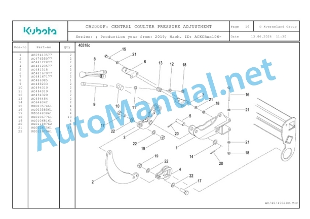 Kubota CB2000F Parts Manual PDF 2 Kubota CB2000F Parts Manual PDF-2