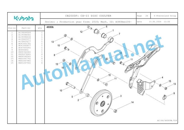 Kubota CB2000F Parts Manual PDF 3 Kubota CB2000F Parts Manual PDF-3