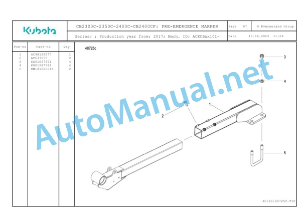 Kubota CB2300C-2350C-2400C-CB2400CF Parts Manual PDF 4 Kubota CB2300C-2350C-2400C-CB2400CF Parts Manual PDF-4