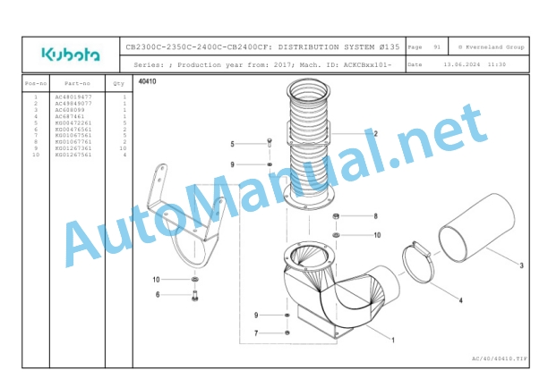 Kubota CB2300C-2350C-2400C-CB2400CF Parts Manual PDF 5 Kubota CB2300C-2350C-2400C-CB2400CF Parts Manual PDF-5