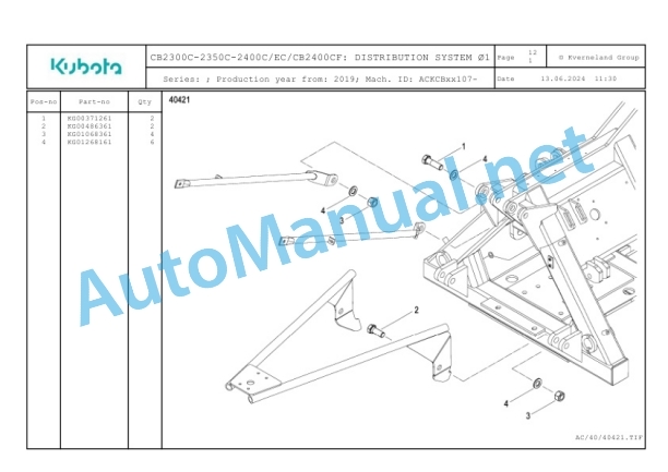 Kubota CB2300C-2350C-2400C, EC, CB2400CF Parts Manual PDF 5 Kubota CB2300C-2350C-2400C, EC, CB2400CF Parts Manual PDF-5