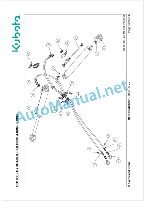 Kubota CD1000 Parts Manual PDF 2 Kubota CD1000 Parts Manual PDF-2