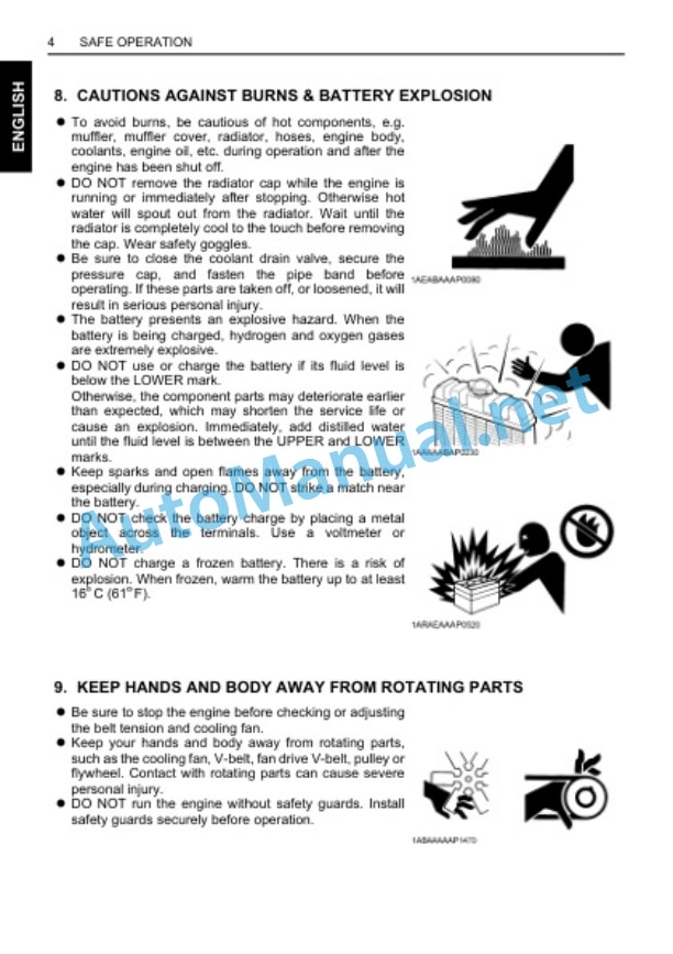 Kubota D1005-E3BG, D1305-E3BG, D1105 Operators Manual PDF 2 Kubota D1005-E3BG, D1305-E3BG, D1105 Operators Manual PDF-2