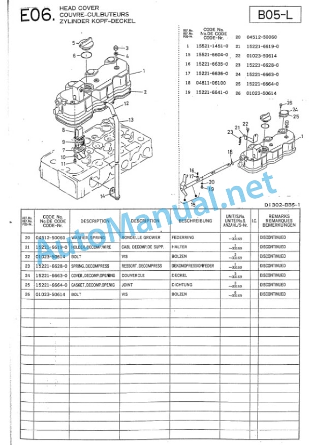 Kubota D1302-BBS-1 Diesel Engine Parts Manual PDF 3 Kubota D1302-BBS-1 Diesel Engine Parts Manual PDF-3