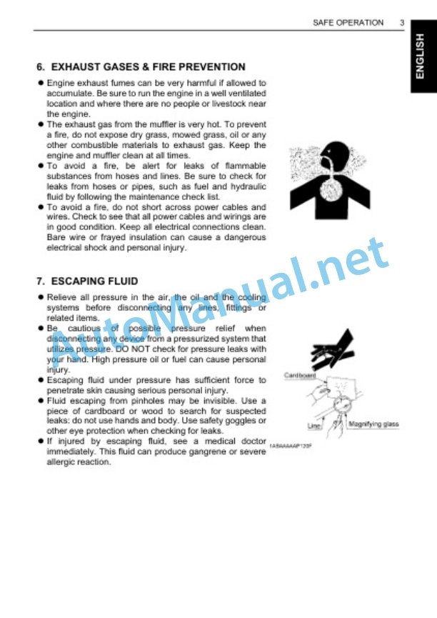 Alternative view of Kubota D1503-M-E, D1703-M-E, D1803-M Operators Manual PDF