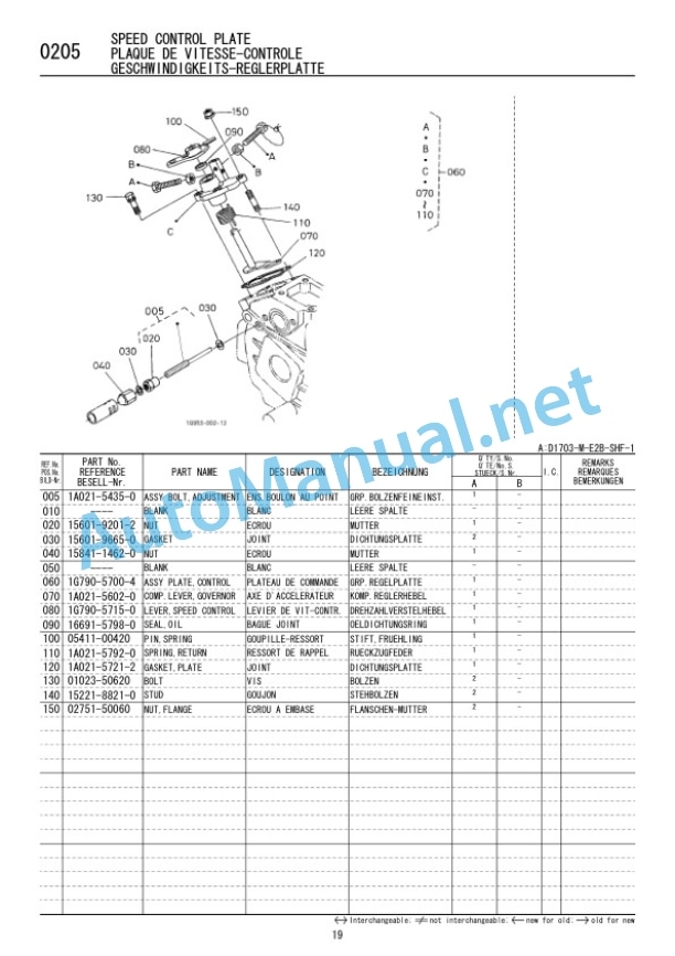 Kubota D1703-M-E2B-SHF-1 Diesel Engine Parts Manual PDF 4 Kubota D1703-M-E2B-SHF-1 Diesel Engine Parts Manual PDF - Image 4