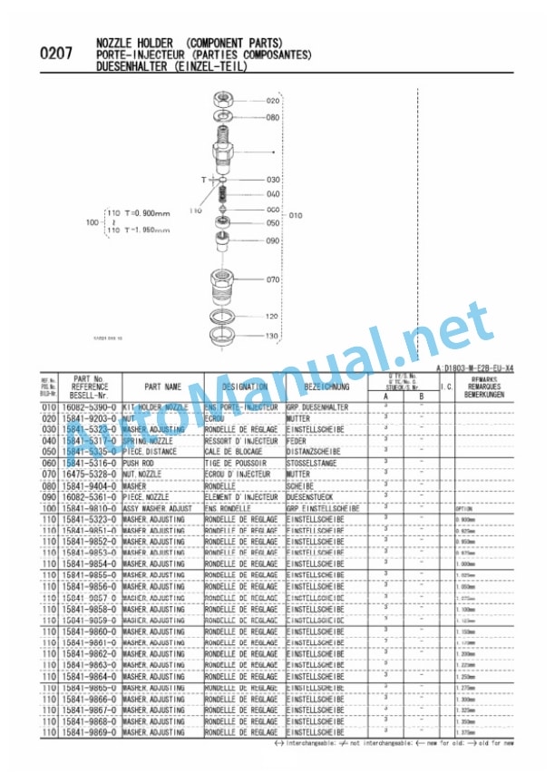 Kubota D1803-M-E2B Diesel Engine Parts Manual PDF 4 Kubota D1803-M-E2B Diesel Engine Parts Manual PDF-4
