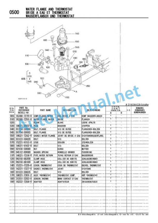 Kubota D1803-M-E2B Diesel Engine Parts Manual PDF 5 Kubota D1803-M-E2B Diesel Engine Parts Manual PDF-5