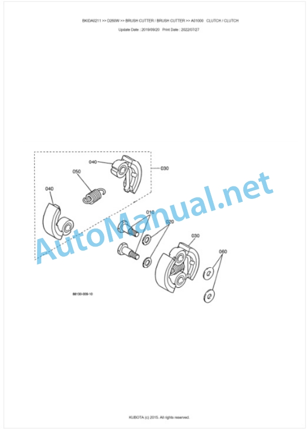 Kubota D260W Parts Manual PDF BKIDA0211 5 Kubota D260W Parts Manual PDF BKIDA0211-5