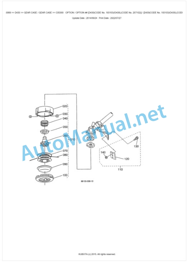 Kubota D430 Parts Manual PDF BKIDA0069 3 Kubota D430 Parts Manual PDF BKIDA0069-3