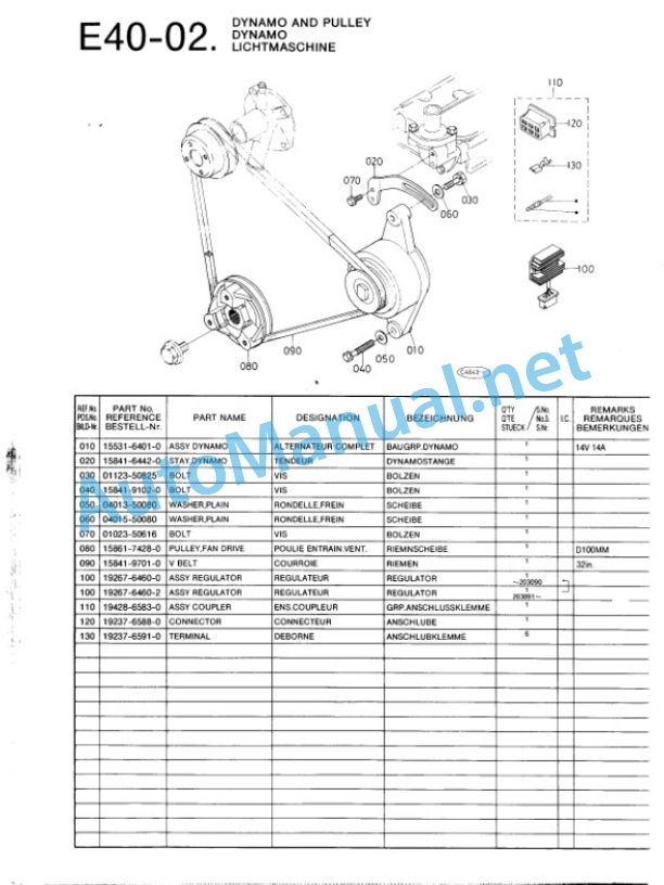 Kubota D600-BBS-1 Diesel Engine Parts Manual PDF 4 Kubota D600-BBS-1 Diesel Engine Parts Manual PDF-4