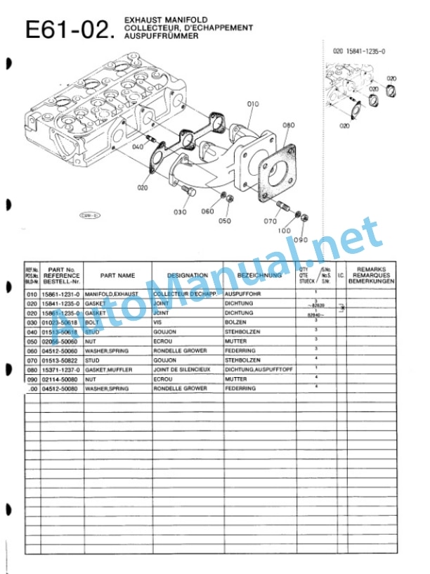 Kubota D600-BBS-1 Diesel Engine Parts Manual PDF 5 Kubota D600-BBS-1 Diesel Engine Parts Manual PDF-5