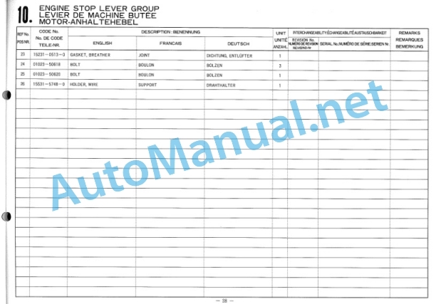 Kubota D850-BWS-1 Diesel Engine Parts Manual PDF-3