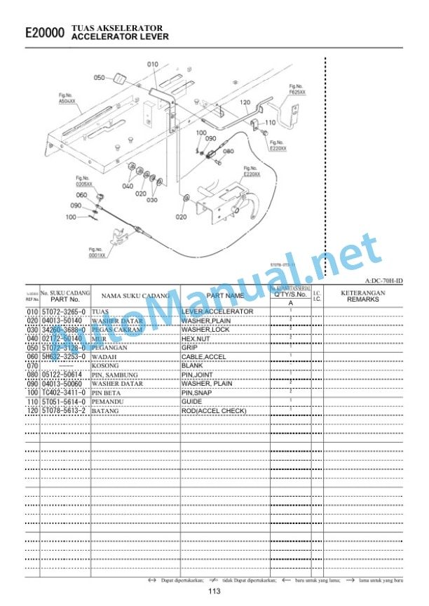 Kubota DC-70H-ID Havester Parts Manual PDF 4 Kubota DC-70H-ID Havester Parts Manual PDF - Image 4