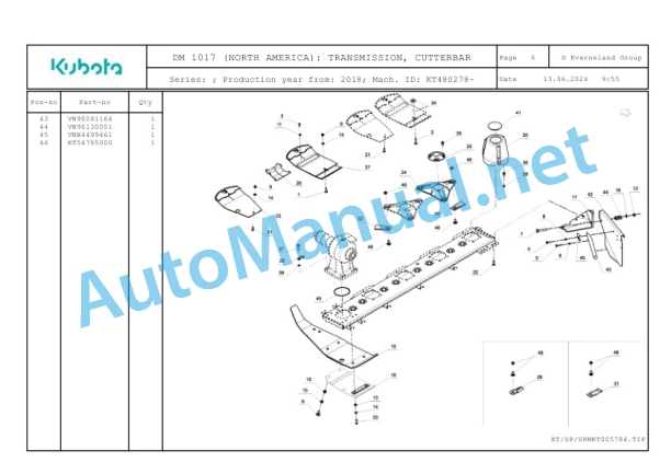 Kubota DM 1017 (NORTH AMERICA) Parts Manual PDF 4 Kubota DM 1017 (NORTH AMERICA) Parts Manual PDF-4