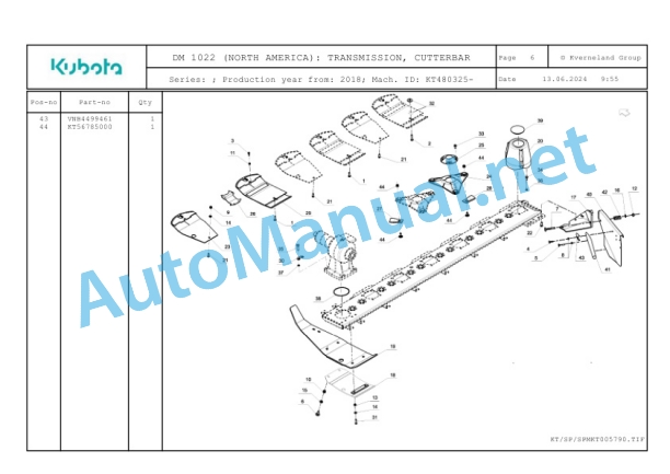 Kubota DM 1022 (NORTH AMERICA) Parts Manual PDF 4 Kubota DM 1022 (NORTH AMERICA) Parts Manual PDF-4