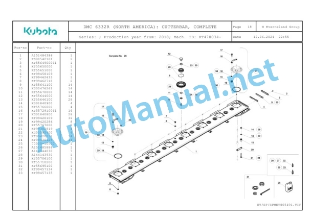 Kubota DMC 6332R (NORTH AMERICA) Parts Manual PDF 4 Kubota DMC 6332R (NORTH AMERICA) Parts Manual PDF-4