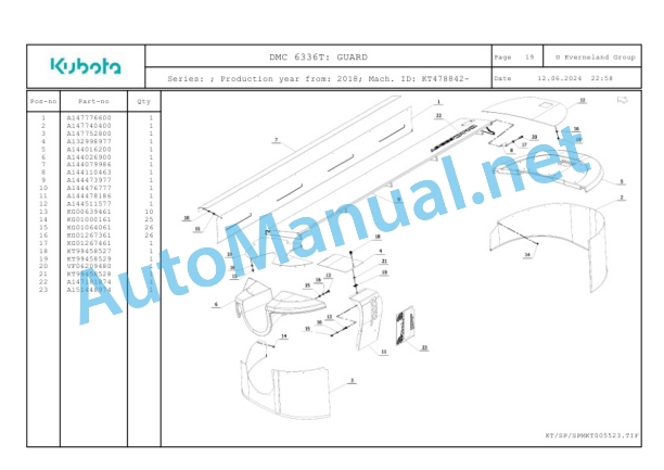 Kubota DMC 6336T Parts Manual PDF 4 Kubota DMC 6336T Parts Manual PDF-4