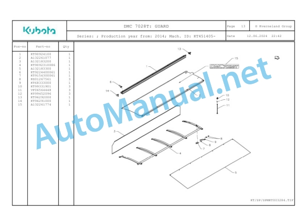 Kubota DMC 7028T Parts Manual PDF 4 Kubota DMC 7028T Parts Manual PDF-4