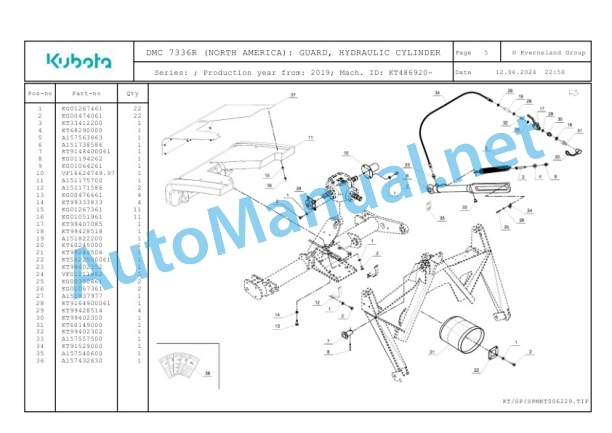 Kubota DMC 7336R (NORTH AMERICA) Parts Manual PDF 2 Kubota DMC 7336R (NORTH AMERICA) Parts Manual PDF-2