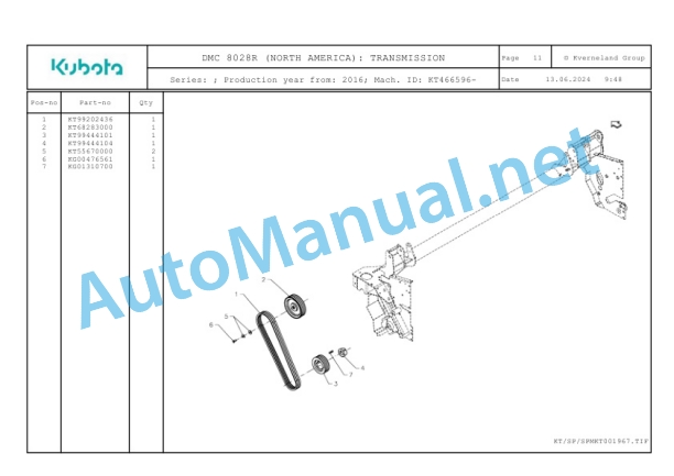 Kubota DMC 8028R (NORTH AMERICA) Parts Manual PDF 3 Kubota DMC 8028R (NORTH AMERICA) Parts Manual PDF-3