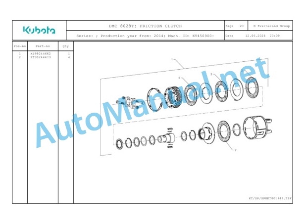 Kubota DMC 8028T Parts Manual PDF 5 Kubota DMC 8028T Parts Manual PDF-5