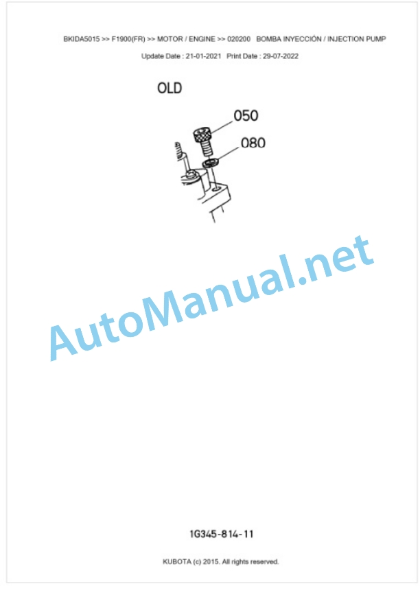 Kubota F1900 Parts Manual PDF BKIDA5015 FR 2 Kubota F1900 Parts Manual PDF BKIDA5015 FR-2