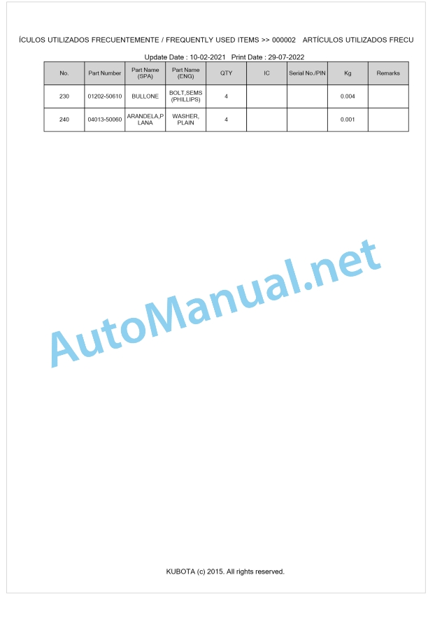Kubota F1900D3 Parts Manual PDF BKIDA5169 1 Kubota F1900D3 Parts Manual PDF BKIDA5169