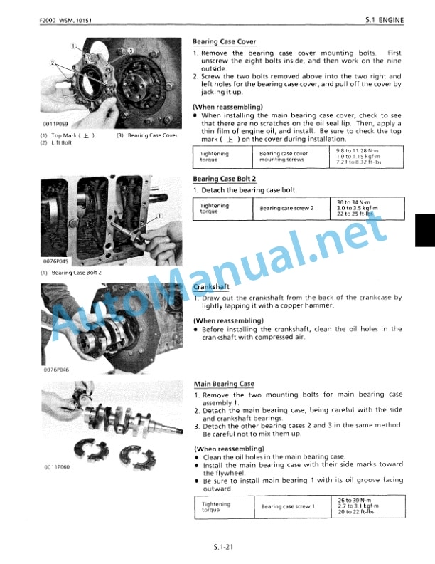 Kubota F2000, F2100, F2100E, F2400 Workshop Manual PDF ENG 3 Kubota F2000, F2100, F2100E, F2400 Workshop Manual PDF ENG-3