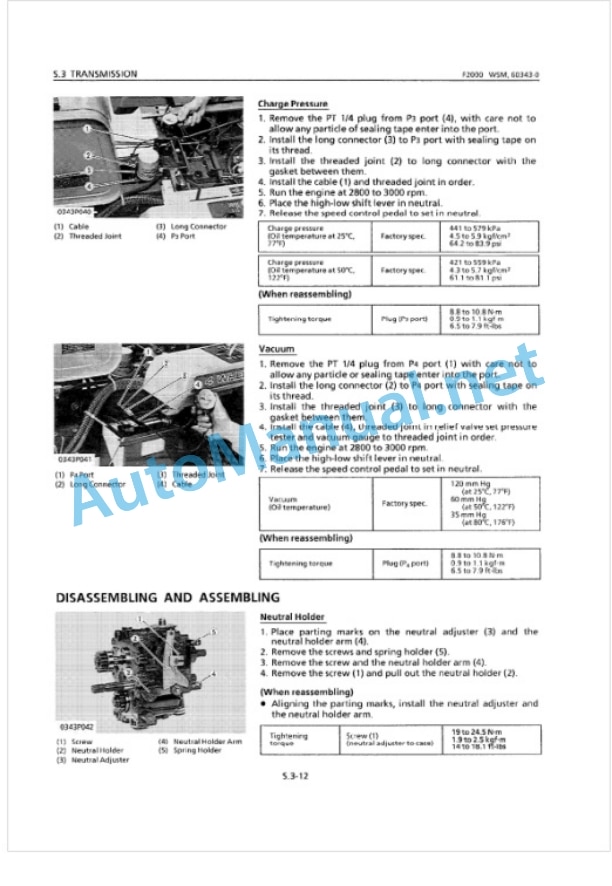 Kubota F2000 Workshop Manual PDF 3 Kubota F2000 Workshop Manual PDF-3