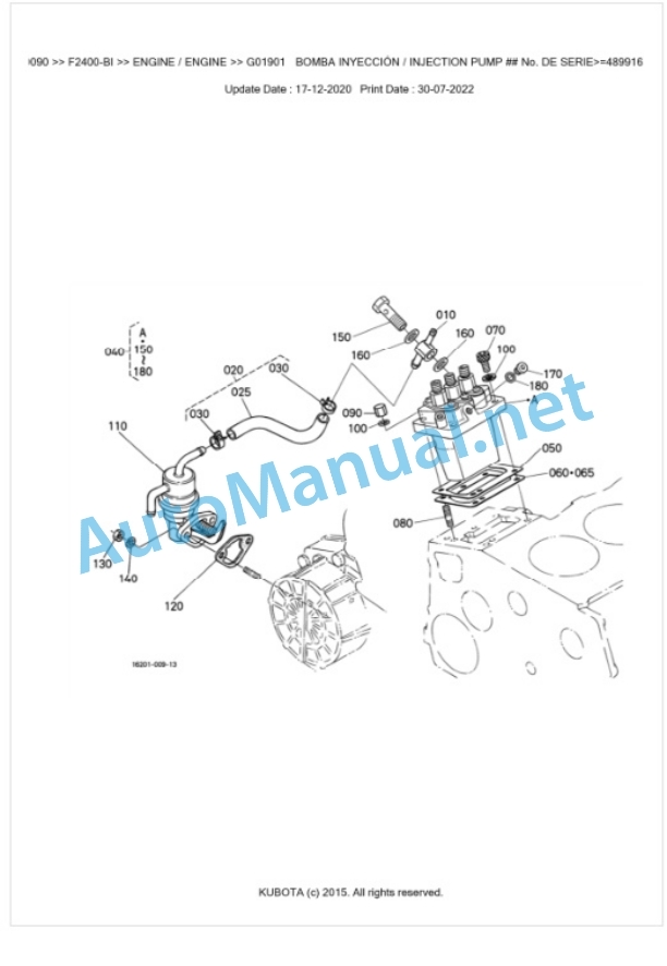 Kubota F2400-BI Parts Manual PDF BKIDA0090 2 Kubota F2400-BI Parts Manual PDF BKIDA0090-2