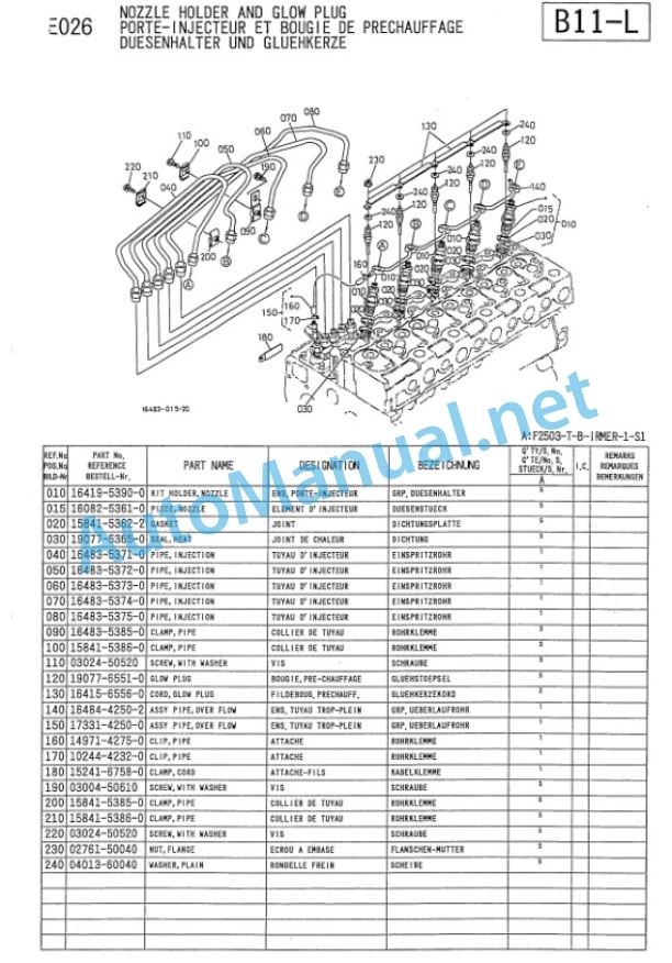 Kubota F2503-T-B-IRMER-1-S1 Diesel Engine Parts Manual PDF 4 Kubota F2503-T-B-IRMER-1-S1 Diesel Engine Parts Manual PDF-4