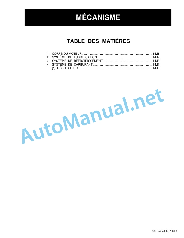 Alternative view of Kubota F2880, F2880E, F3680, RCK72P-F36, RCK72R Workshop Manual PDF FR