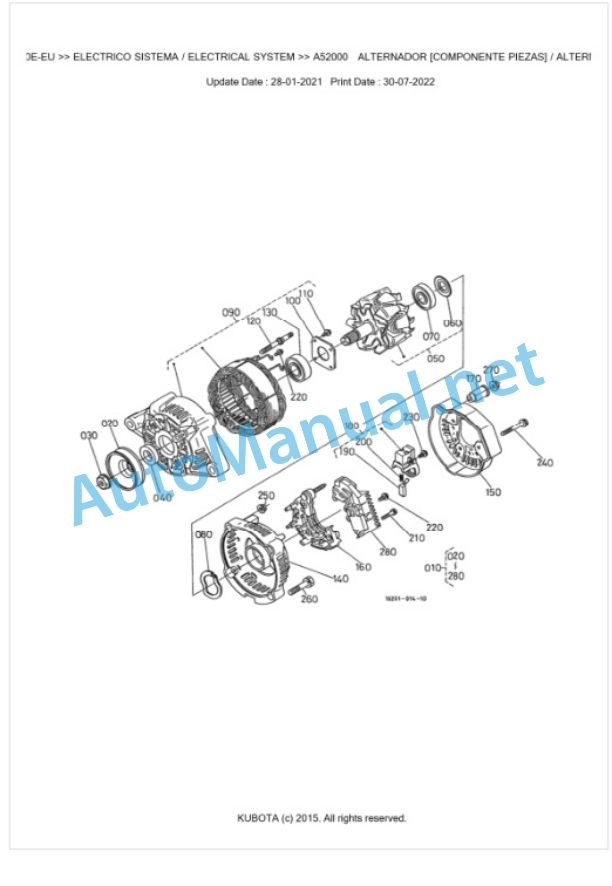 Kubota F2890E-EU Parts Manual PDF BKIDA5064 3 Kubota F2890E-EU Parts Manual PDF BKIDA5064-3