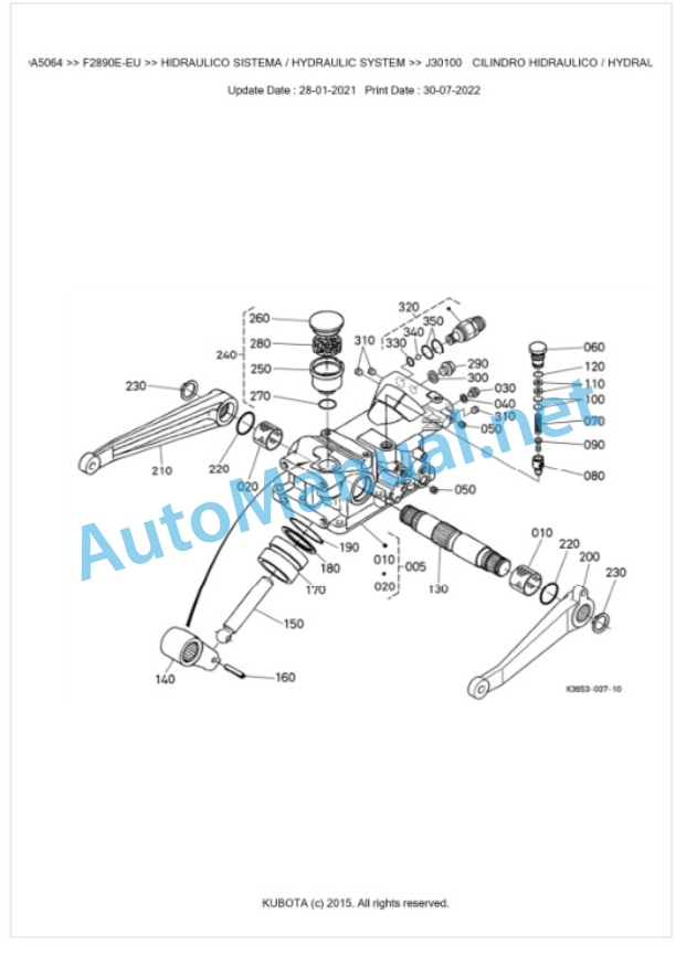 Kubota F2890E-EU Parts Manual PDF BKIDA5064 5 Kubota F2890E-EU Parts Manual PDF BKIDA5064-5