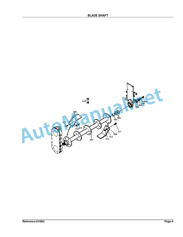 Kubota FL850 Tiller Parts Manual PDF 4 Kubota FL850 Tiller Parts Manual PDF-4
