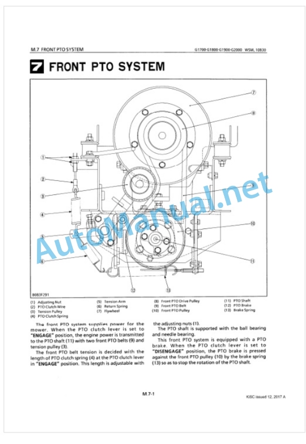 Kubota G1700, G1800, G1900, G2000 Workshop Manual PDF 2 Kubota G1700, G1800, G1900, G2000 Workshop Manual PDF-2