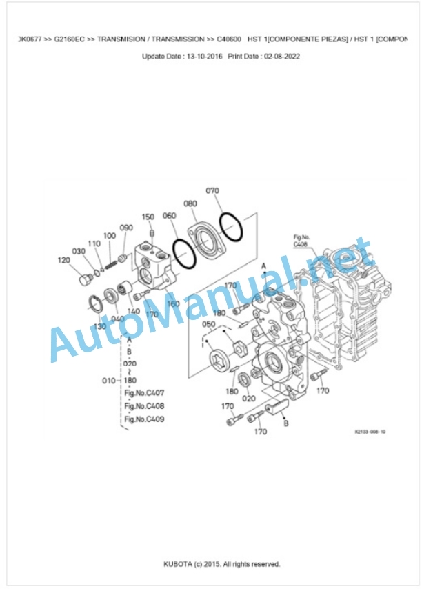 Kubota G2160EC Parts Manual PDF BKIDK0677 4 Kubota G2160EC Parts Manual PDF BKIDK0677-4