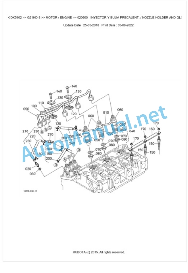 Kubota G21HD-3, G21LD-3 Parts Manual PDF BKIDK5102 2 Kubota G21HD-3, G21LD-3 Parts Manual PDF BKIDK5102-2