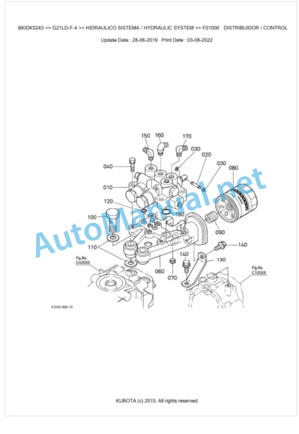 Kubota G21LD-F-4 Parts Manual PDF BKIDK5243 5 Kubota G21LD-F-4 Parts Manual PDF BKIDK5243-5
