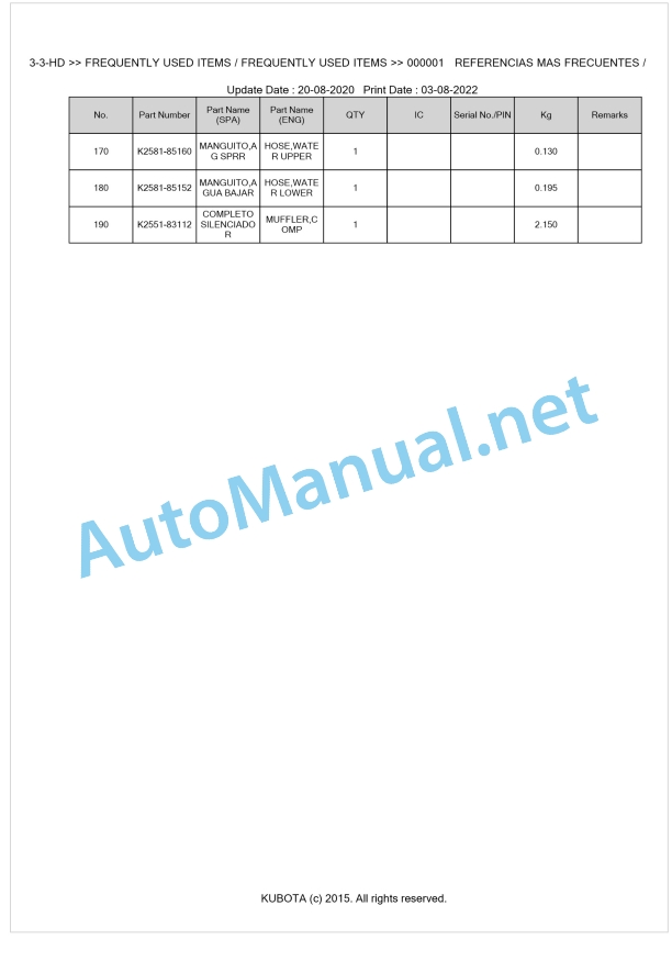 Kubota G23-3-HD Parts Manual PDF BKIDK5108 1 Kubota G23-3-HD Parts Manual PDF BKIDK5108