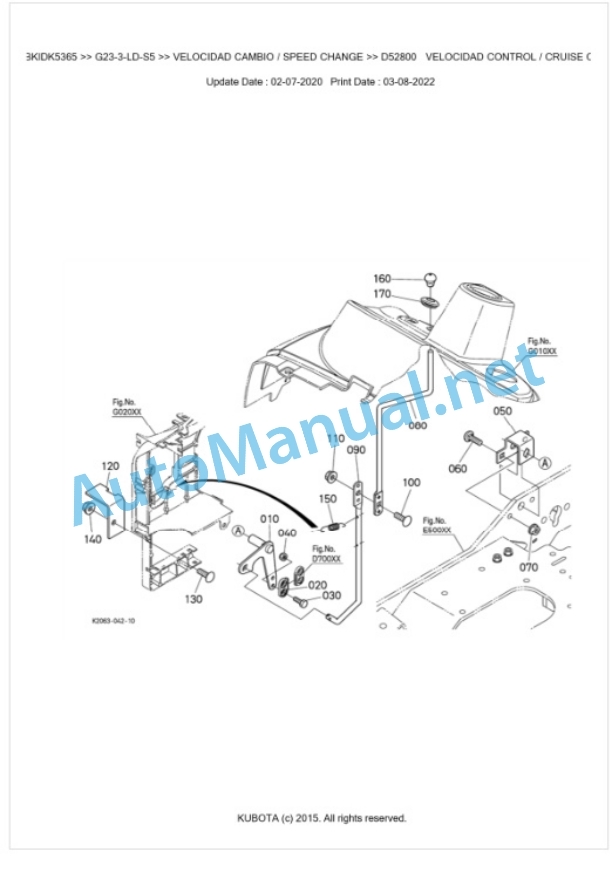 Kubota G23-3-LD-S5 Parts Manual PDF BKIDK5365 4 Kubota G23-3-LD-S5 Parts Manual PDF BKIDK5365-4