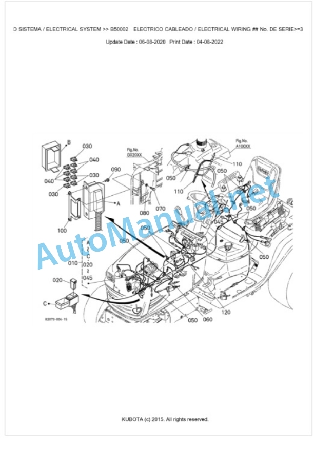 Kubota G23-II-LD Parts Manual PDF BKIDK5040 3 Kubota G23-II-LD Parts Manual PDF BKIDK5040-3