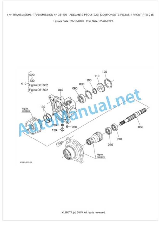 Kubota G26-LD Parts Manual PDF BKIDK0689 3 Kubota G26-LD Parts Manual PDF BKIDK0689-3