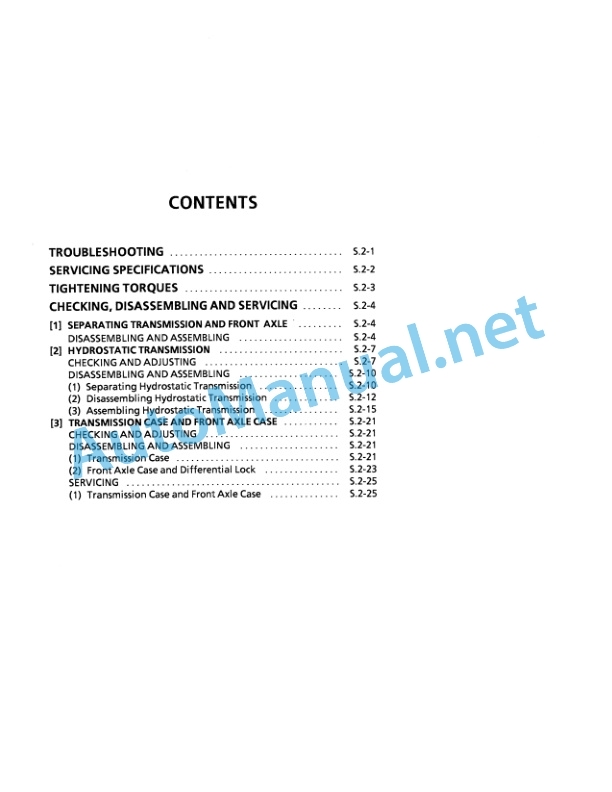 Kubota GF1800, GF1800E Workshop Manual PDF-3