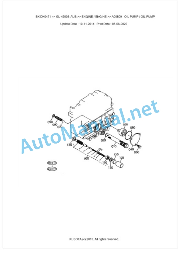 Kubota GL-4500S-AUS Parts Manual PDF BKIDK0471 2 Kubota GL-4500S-AUS Parts Manual PDF BKIDK0471-2