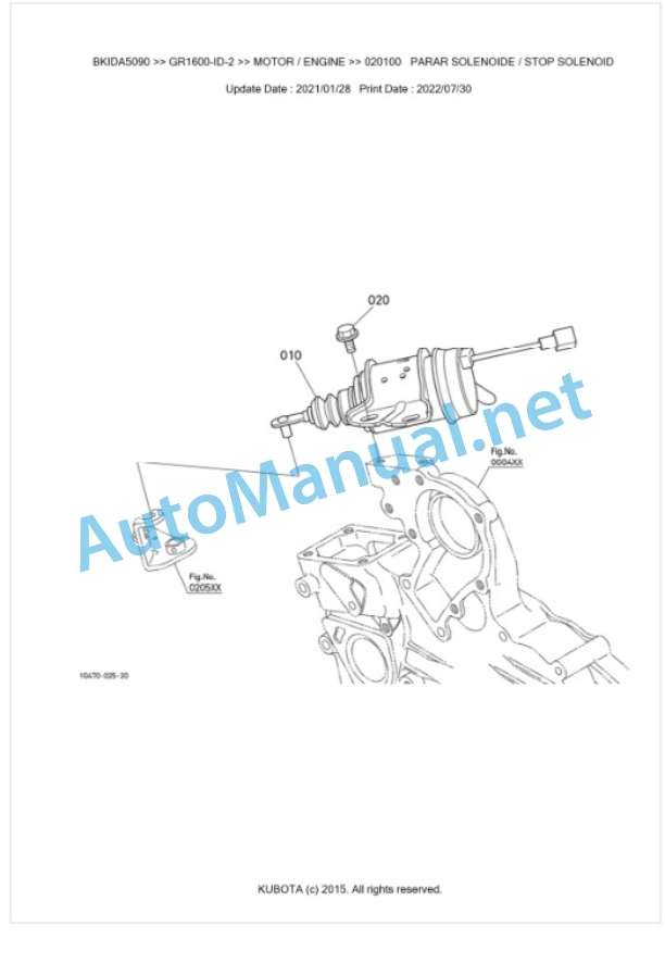 Kubota GR1600-ID-2 Parts Manual PDF BKIDA5090 2 Kubota GR1600-ID-2 Parts Manual PDF BKIDA5090-2