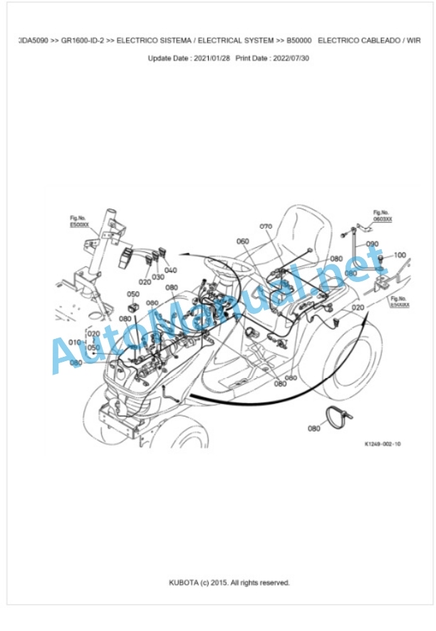 Kubota GR1600-ID-2 Parts Manual PDF BKIDA5090 4 Kubota GR1600-ID-2 Parts Manual PDF BKIDA5090-4