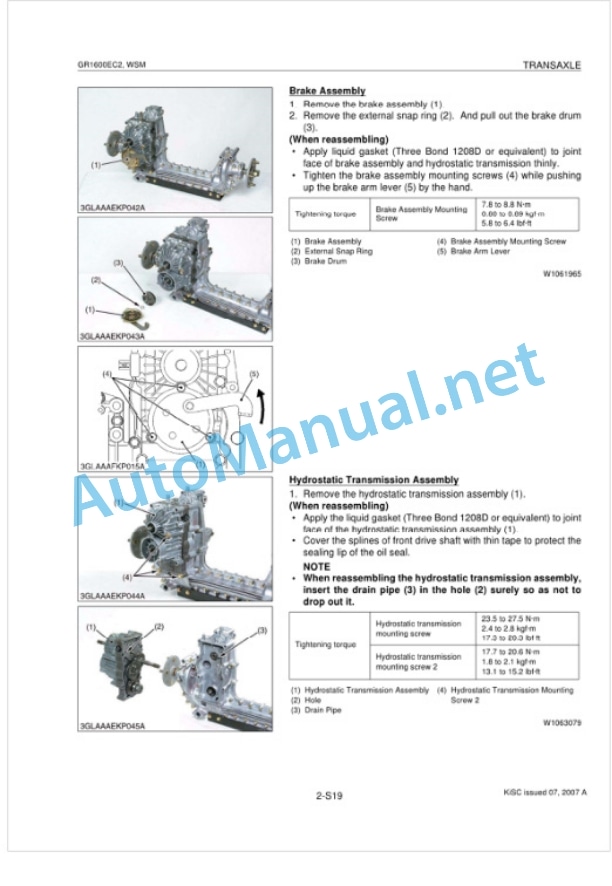 Kubota GR1600EC2 Workshop Manual PDF 4 Kubota GR1600EC2 Workshop Manual PDF-4